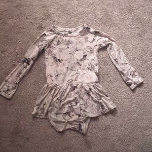 Little Bum Bums bamboo skirted long sleeve onesie